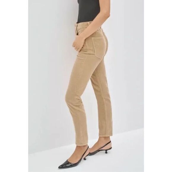 Aritzia Denim Forum Corduroy Yoko High Rise Slim Pants - Picture 3 of 10